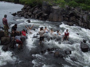 Dandeli River Rafting river view jungle resort Karnataka